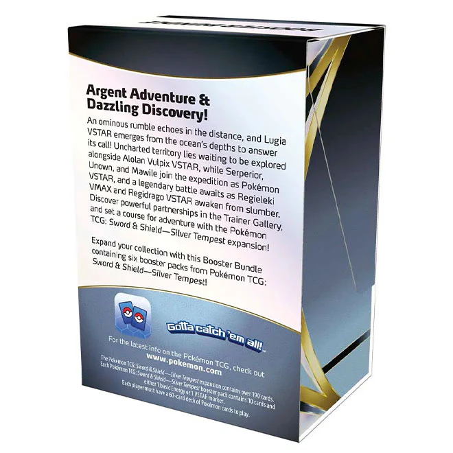 Pokémon – Sword & Shield – Silver Tempest – Booster Bundle thumbnail 2